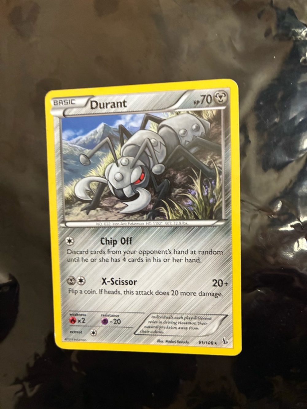 Durant Pokémon Card - Basic - 70 HP